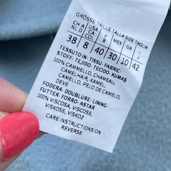 MaxMara Manuela Icon Blue Belted Coat - Picture 10 of 13